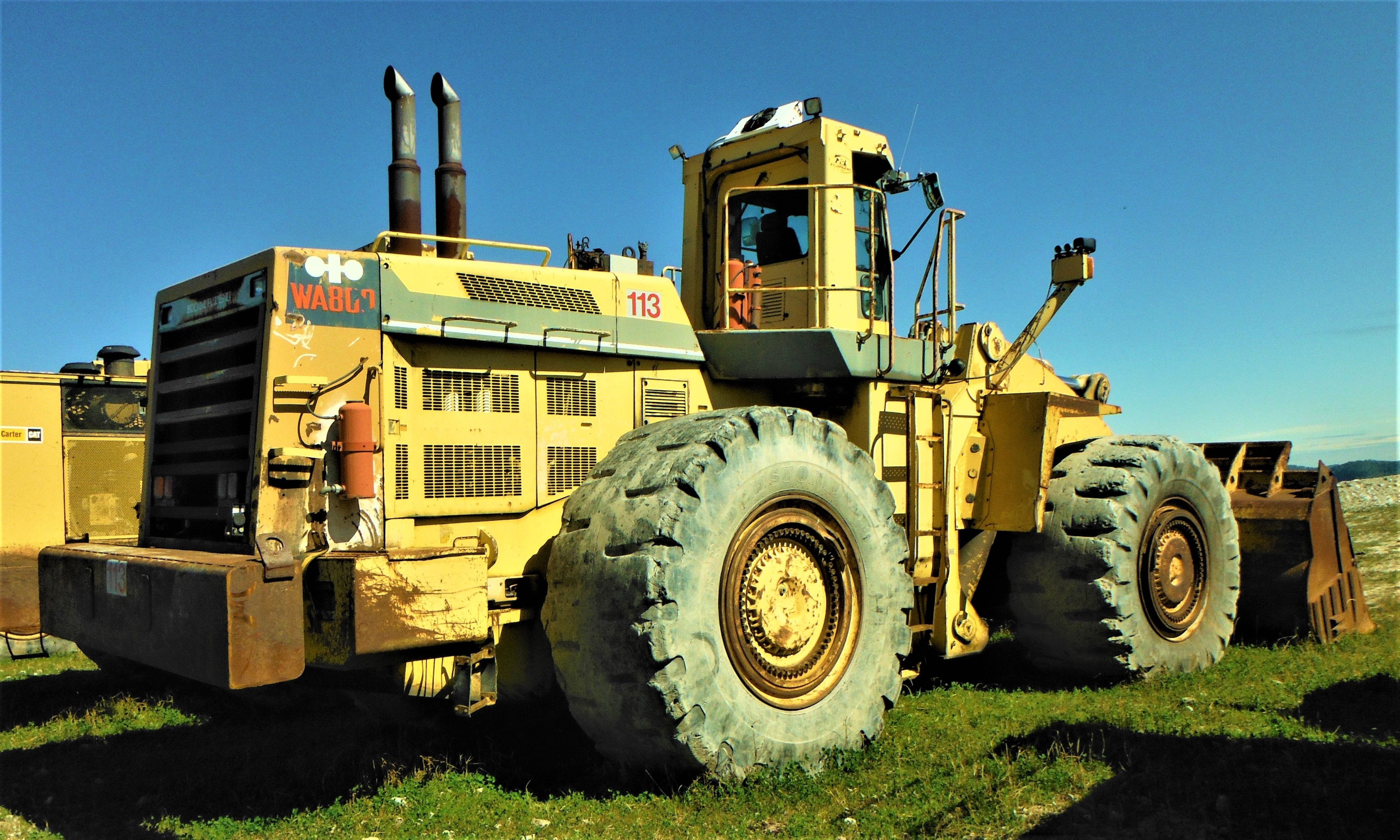 Rearview of a Loader